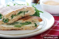 Chipotle Chicken Panini with Arugula and Provolone