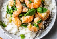Shrimp in Thai Green Curry with Coconut Milk