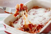 Spaghetti Squash Lasagna Recipe with Ricotta and Marinara