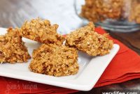 Chewy Pumpkin Spice Oatmeal Cookies with Pecans