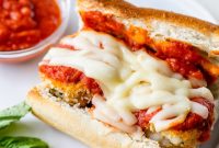 Oven-Baked Shrimp Parmesan Sandwich