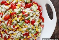 Summer Crab Salad with Corn, Tomatoes and Avocado