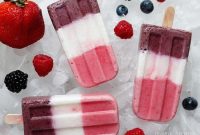 Homemade Mixed Berry Yogurt Popsicles Recipe