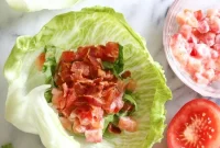 Crispy BLT Lettuce Wraps Recipe with Avocado