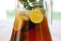 Freshly Brewed Iced Mint Tea Recipe