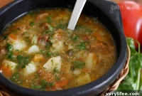 Hearty Beef, Potato and Quinoa Soup Recipe
