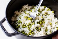 Oven-Baked Rice and Peas Casserole