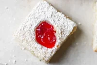 Strawberry Squares Recipe with Buttery Shortbread Crust