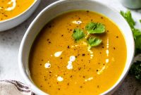 Creamy Coconut Curry Butternut Squash Soup