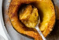 Caramelized Brown Sugar Roasted Acorn Squash Recipe