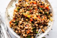 Slow Cooker Ham and Black-Eyed Peas