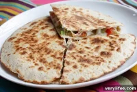 Crispy Shrimp Quesadillas with Tomato Avocado Salsa