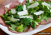 Classic Beef Carpaccio Recipe with Arugula and Parmesan