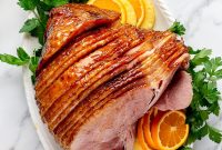 Classic Honey-Glazed Baked Ham for Holiday Dinners