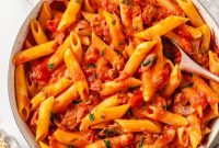 Creamy Penne with Vodka Sauce Recipe