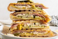 Turkey Cuban Sandwich Recipe: Pressed Turkey, Ham and Swiss