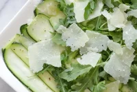 Zucchini Carpaccio Recipe with Lemon, Parmesan & Basil