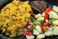 Arroz con Gandules: Puerto Rican Rice with Pigeon Peas