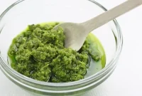 Garlic Scape Basil Pesto Recipe