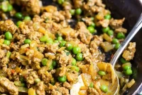 Lamb Keema with Peas Recipe: Indian Minced Lamb Curry