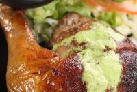 Peruvian Roasted Chicken with Aji Verde Sauce Recipe