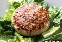 Grilled Swordfish Burgers Recipe with Lemon Vinaigrette