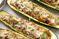 Ground Turkey Zucchini Boats Recipe