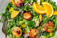Pan-Seared Scallops in Lemon Garlic Butter