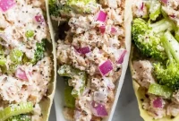 Crunchy Tuna Salad Endive Wraps