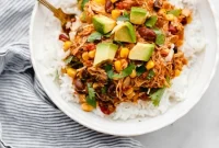 Slow Cooker Chicken Taco Chili Recipe