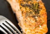 Rosemary Broiled Salmon Recipe for Crispy Skin