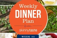 Skinnytaste Week 22 Dinner Plan: Weekly Menu & Recipes