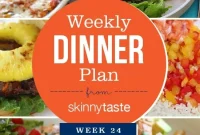 Skinnytaste Week 24 Dinner Plan: Recipes and Grocery List