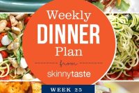 Skinnytaste Week 25 Dinner Plan and Recipes