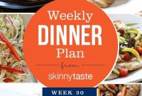 Skinnytaste Dinner Plan: Week 30 Menu & Recipes