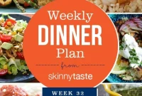 Skinnytaste Dinner Plan Week 32: Weeknight Menus and Recipes