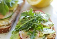 Smashed Avocado and Hummus Toast with Za’atar
