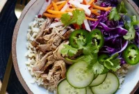 Slow-Cooker Banh Mi Bowl Recipe with Pickled Vegetables