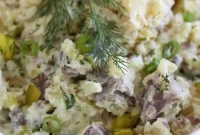 Rainbow Potato Salad: Vibrant Veggies and Tangy Dressing