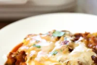 Late Summer Vegetable Enchilada Pie Recipe
