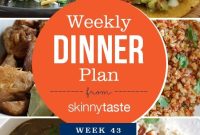 Skinnytaste Week 43 Dinner Plan and Recipes