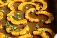 Roasted Delicata Squash with Turmeric Recipe