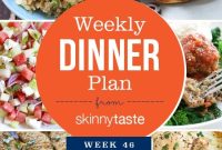 Skinnytaste Week 47 Dinner Plan: Recipes & Meal Ideas