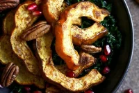 Autumn Kale and Roasted Winter Squash Salad
