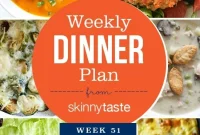Skinnytaste Week 51 Dinner Menu and Recipes