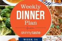Skinnytaste Week 54 Dinner Menu and Meal Prep Guide
