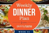 Skinnytaste Week 55 Dinner Plan: Flavor-Packed Weeknight Meals