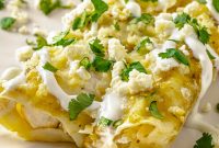 Authentic Enchiladas Verdes with Tangy Tomatillo Salsa
