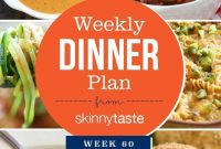 Skinnytaste Week 60 Dinner Plan and Recipes