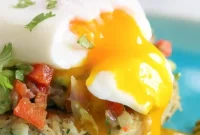 Crab Cake Eggs Benedict with Avocado Relish Recipe